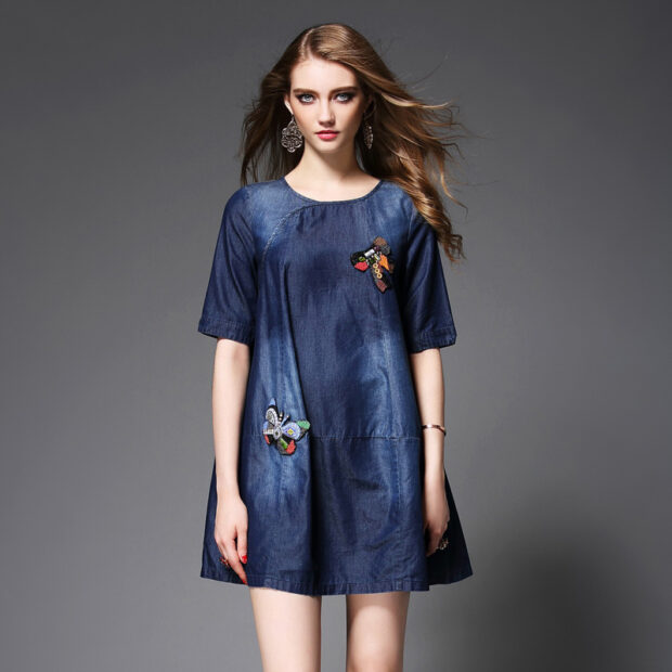 +51 denim dress pattern Looks & Inspirations - POLYVORE - Discover and ...