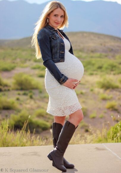 denim dress with boots