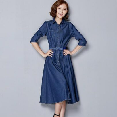 denim dresses for women casual summer