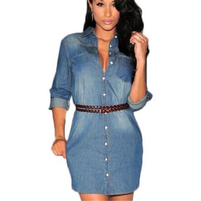 denim dresses for women casual summer