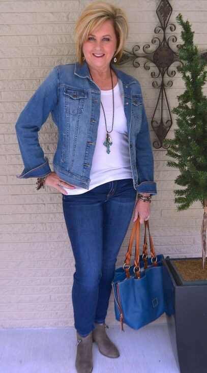 denim dresses for women over 40 over 50