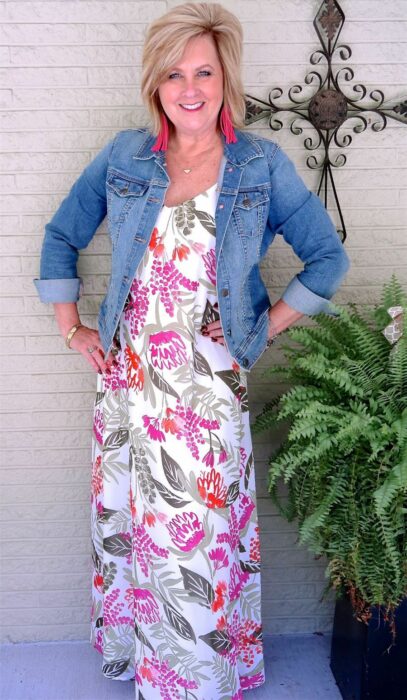 denim dresses for women over 40 over 50