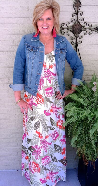 denim dresses for women over 40 over 50
