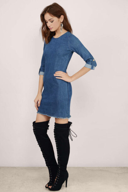 denim gown jean dresses