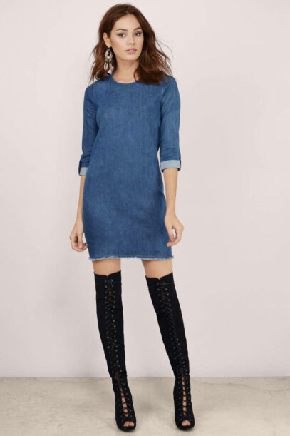 denim jean dress