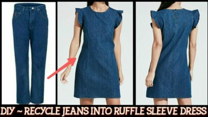 diy denim dress
