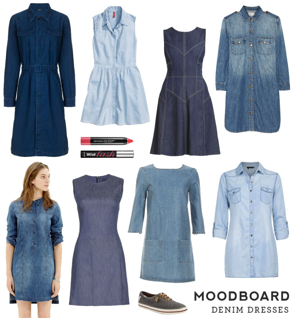 diy denim dress