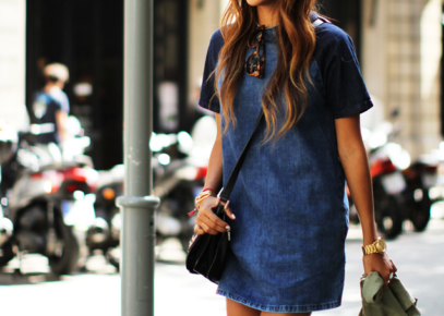 diy denim dress
