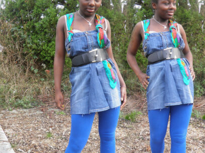 diy denim dress