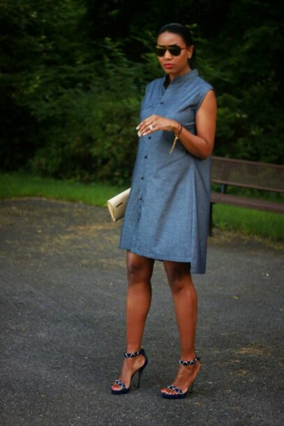 diy denim dress