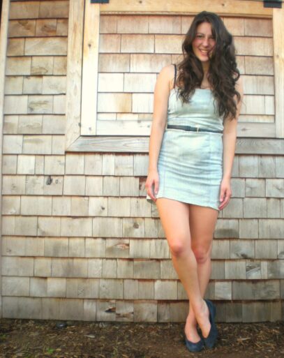 diy denim dress