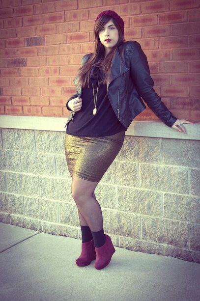 edgy plus size outfits