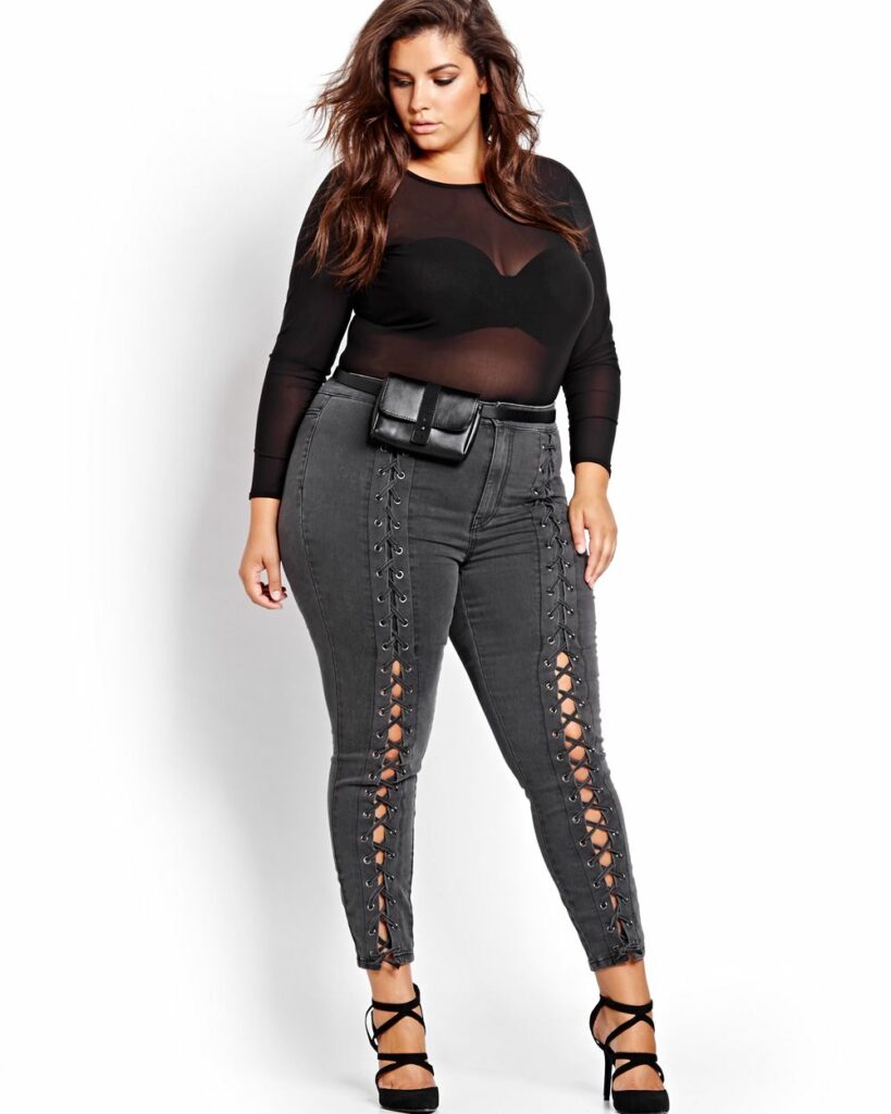 edgy plus size outfits