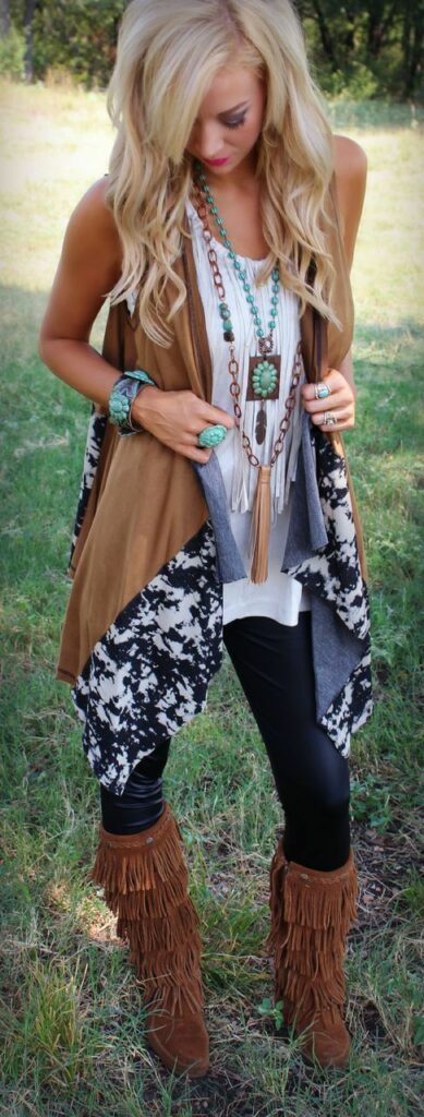 fall hippie outfits