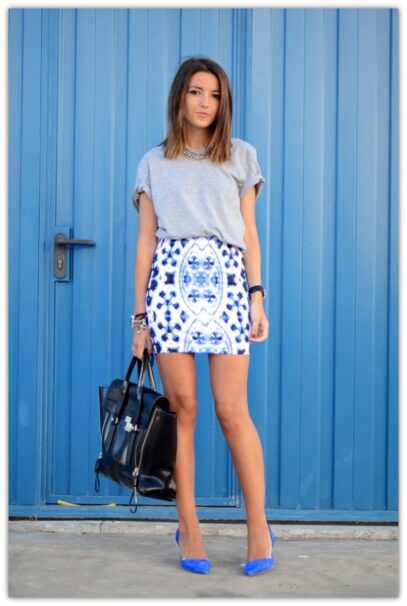 fitted skirt outfits