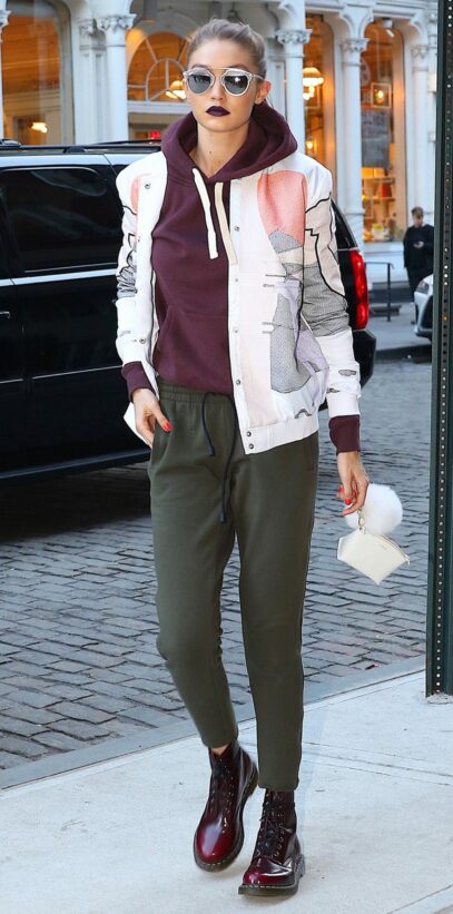 gigi hadid street style