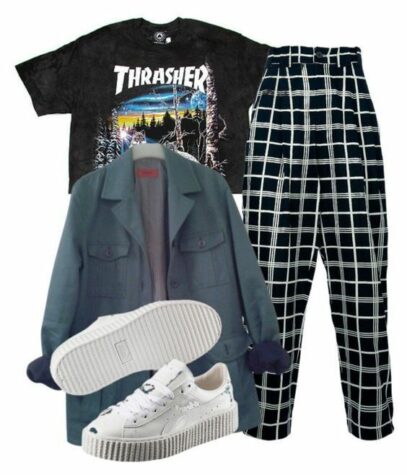 grunge chill outfits