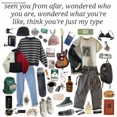 grunge chill outfits