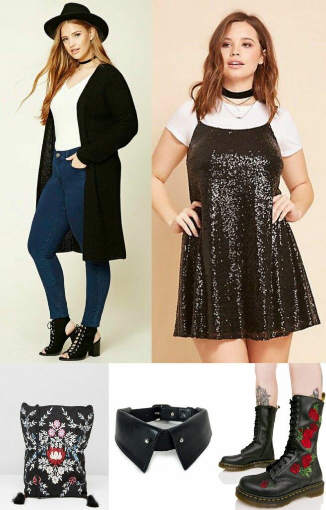 grunge plus size outfits