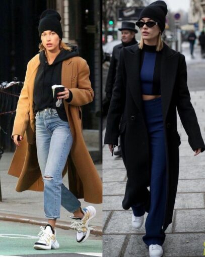 hailey bieber chill outfits