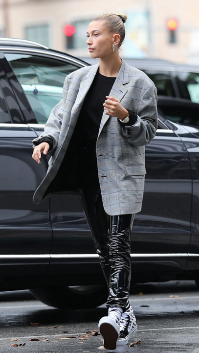 haley bieber street style