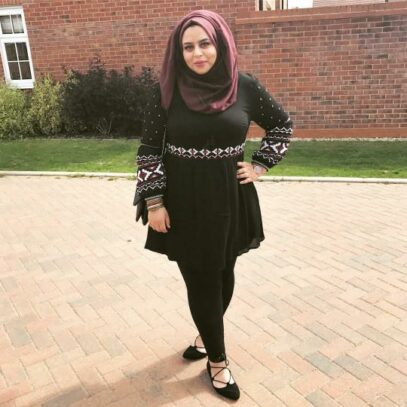 hijab plus size outfit