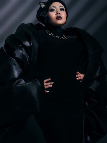 hijab plus size outfit