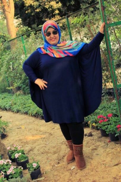 hijab plus size outfit