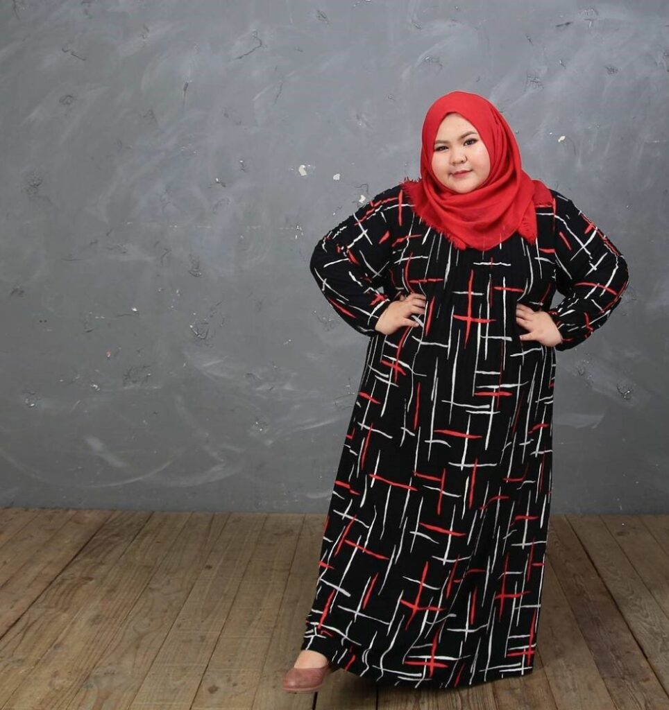 hijab plus size outfit