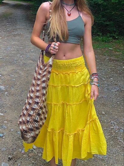 hippie outfits aesthetic pants