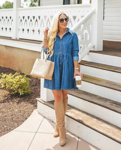 jean dress fall