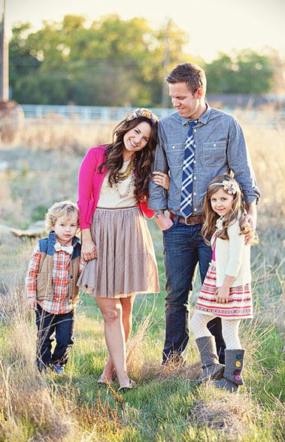jean dress family pictures
