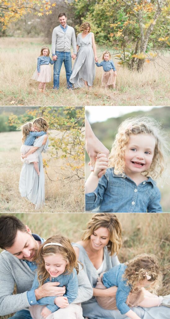 jean dress family pictures