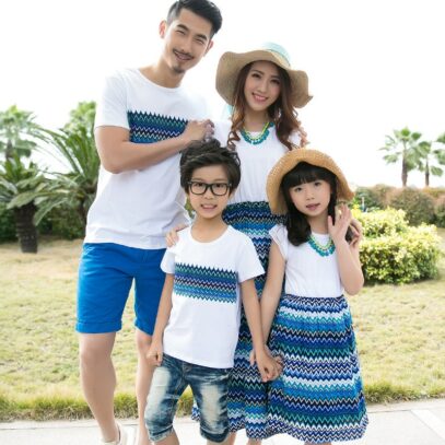 jean dress family pictures