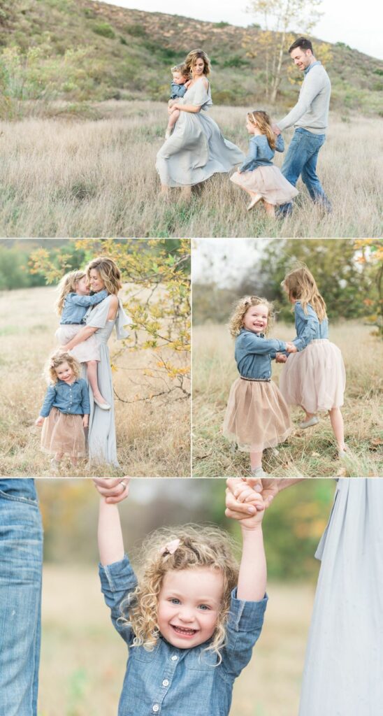 jean dress family pictures