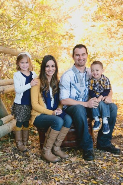 jean dress family pictures