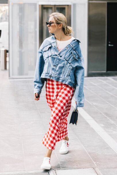 jean dress outfit spring