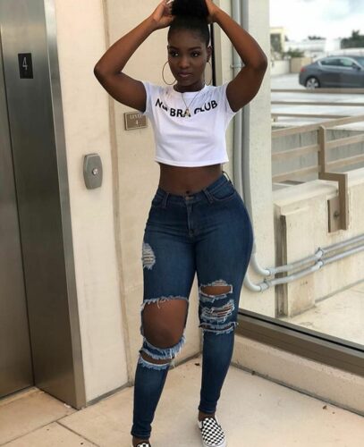 jean dress outfit summer black girl