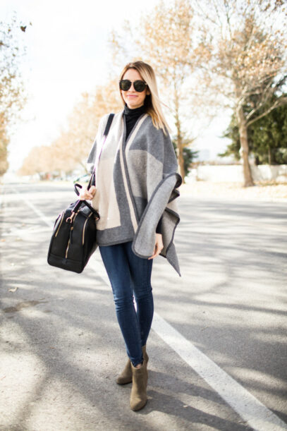 jean dress outfit winter