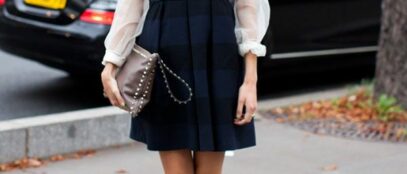 jean dress with shirt under