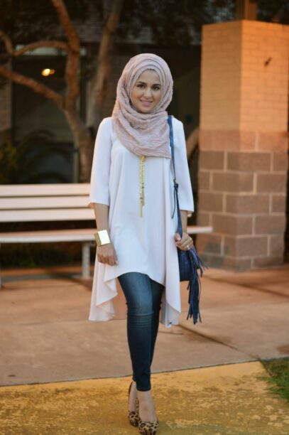 jeans dress hijab