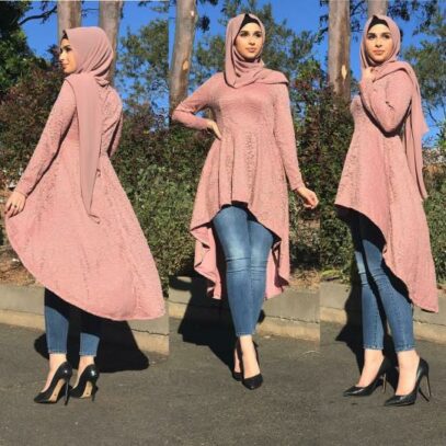 jeans dress hijab