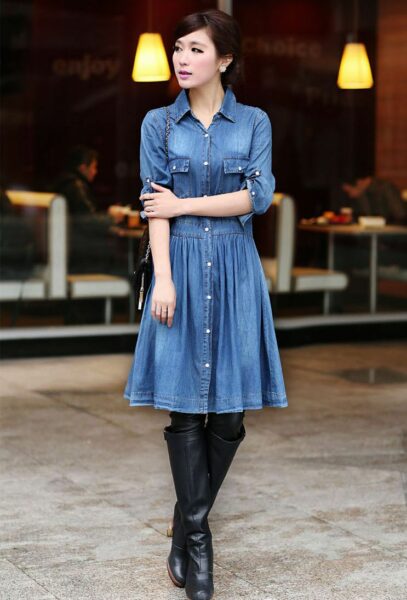 jeans dresses for women