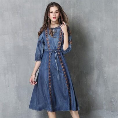jeans dresses for women long