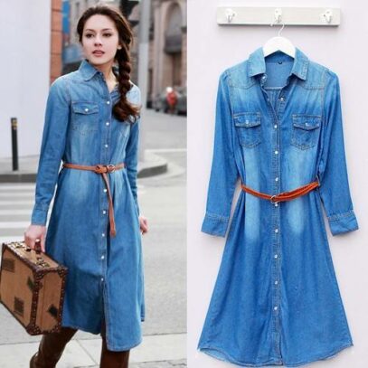 jeans dresses for women long