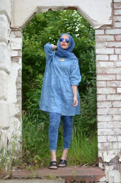 jeans dresses for women with hijab