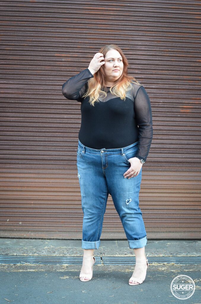 jeans plus size outfit