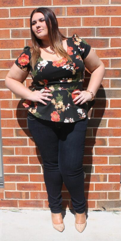 jeans plus size outfit