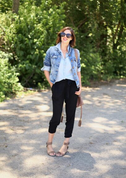 jogger pants outfit women street styles