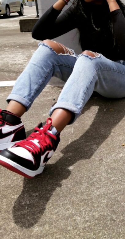 jordan 1 outfit women street style